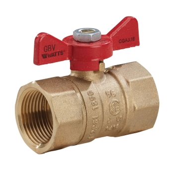 WATTS® 0545007 2-Piece Ball Valve, Ball Valve, 1 in Nominal, Connection Size 1: 1 in, Connection Type 1: FNPT