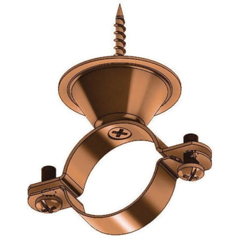 WOLVERINE BRASS® 129CT0050 Van Hanger, For Pipe Size: 1/2 in, Carbon Steel, 2-3/16 in Width, 5/8 in Diameter