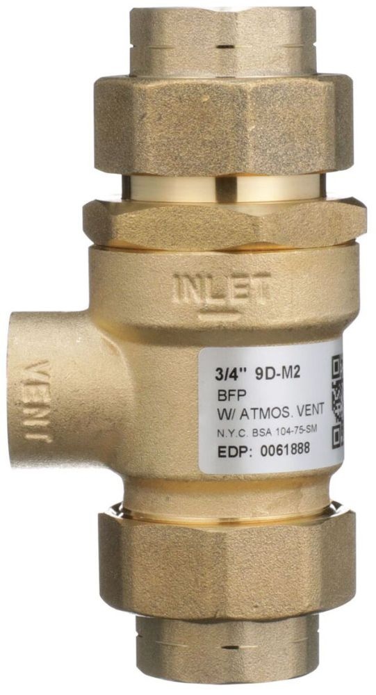 WATTS 61888 0061888 9D-M2 3/4 Backflow Prevntr