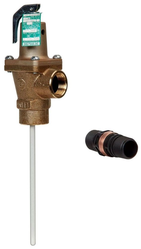 WATTS F257564 140X-5 3/4 T/P Relief Valve with Flood Sensor Connectivity