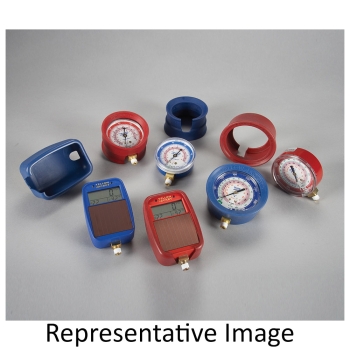 Yellow Jacket® 49190 Manifold Gauge Boot Set, Rubber, Blue/Red