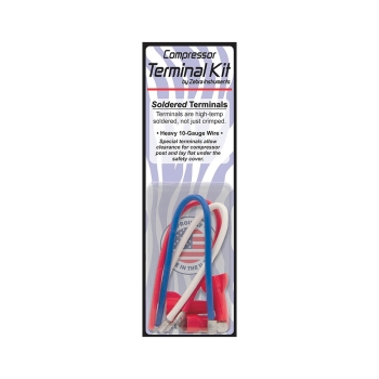 Zebra HVAC ZCTRK Compressor Terminal Repair Kit, 10 AWG Wire, Compressor Terminal Repair Kit Function Type