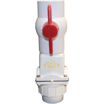 Zoeller® Tri-Check® 30-0100 Check Valve, 1-1/2 in Inlet Connection, Solvent Weld Inlet Connection, PVC Body