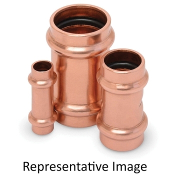 ZoomLock® 870505 Coupling, 3/4 in, Press-to-Connect, 700 psi Max Working Pressure, Coupling, 3/4 in, Press-to-Connect
