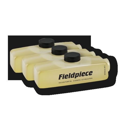 Fieldpiece PIL8X3 Pil8 X 3 Vacuum Pump Oil - 8 Oz, 3-Pack