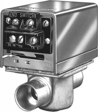 Honeywell V8043F1036 V8043 Series Motorized Zone Valve - 3/4 In Sweat, 3.5 Cv, 24V
