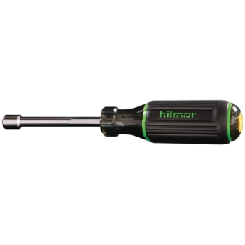 hilmor® 1839060 Magnetic Nut Driver, 5/16 in Shank, Hex Point, 3 in L Shaft, Yellow