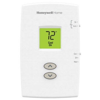 resideo TH1110DV1009/U Non-Programmable Thermostat, 20-30 V, 1H/1C Stages, Yes Humidity Control, Backlit Display