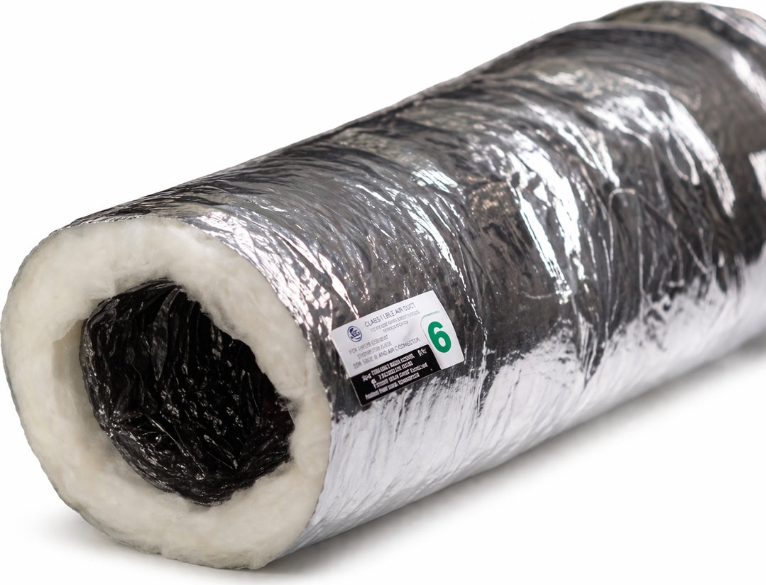Quietflexreg; QF 80 R6.0 Quietflexreg Qf 80 Insulated Flexible Duct - 7 In X 25 Ft, R-6