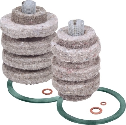 GeneralAire® 2003 Wool Felt Fuel Oil Filter Cartridge - 10 Micron, 25 Gph