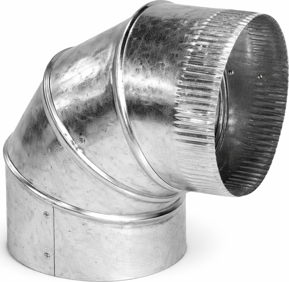 DUC-PAC 90570 Round Duct Elbow - 10 In, 90 Degrees, 26 Ga