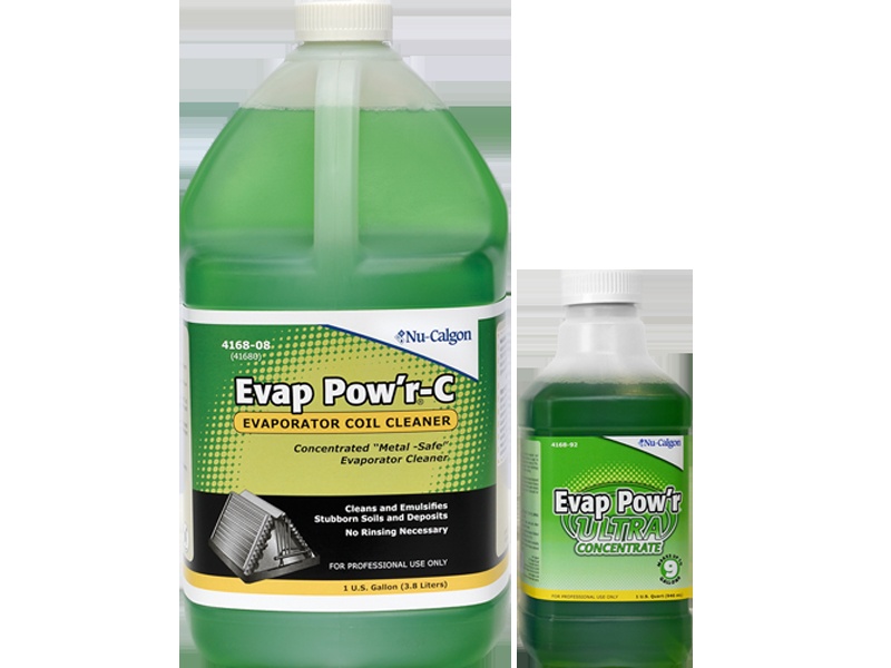 Nu-Calgon 4168-08 Evap Pow'R-C No-Rinse Evaporator Coil Cleaner - 1 Gal Concentrate