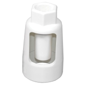 AMERIGAP ET115-002 Air Gap, 9 gpm Flow Rate, 3/4 in Inlet Connection, Female Threaded Inlet Connection, PVC