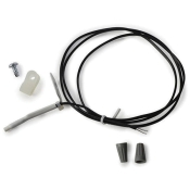 Aprilaire® 8052 Outdoor or Duct Temperature Sensor With Bracket, (2) Wires, 1/16 in Height, 1/8 in Width, Metal