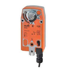 BELIMO® NFB24 Spring Return Damper Actuator, 24 VAC/VDC, 20 s, 75 s Timing, Plastic/Steel, Galvanized
