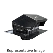 Builder's Best® 012639 Roof Vent, For Duct Size: 7 in, 9-1/2 in Height, 14 in Width, 14-7/16 in Depth, Steel