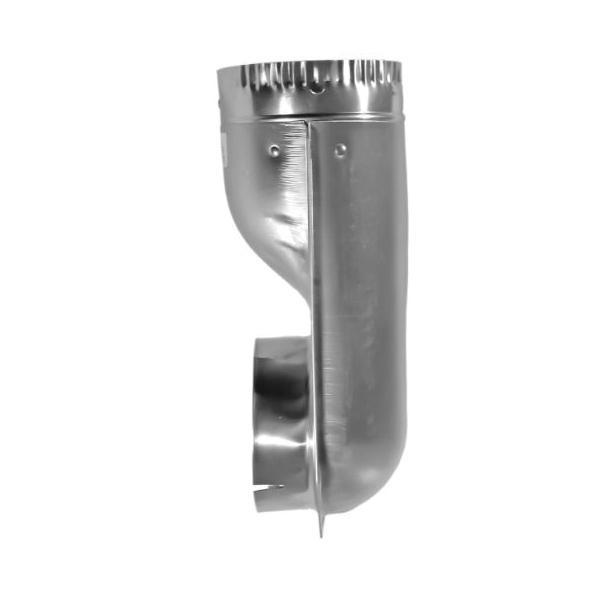 Builders Best® 110165 Dryer Offset Elbow, 90 deg, 4 in, Aluminum