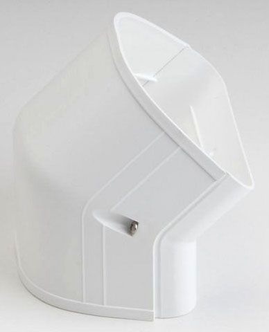 Fortress 84101 LCFO-122-W 4.5" White 45 Outside Vertical ELL