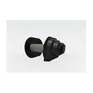 Centrotherm ISLPT0202 Low-Profile Wall Termination, 2 in Nominal, HDPE, Black