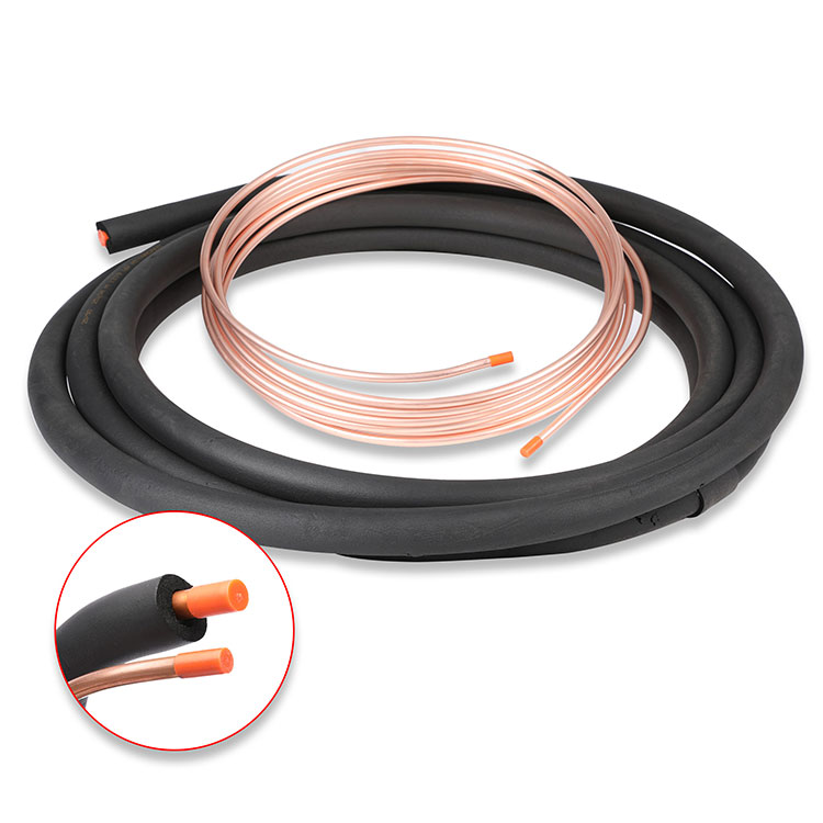 CERRO 3/8"X7/8"X30' Standard Line Set with 1/2" Armaflex Standard Shield