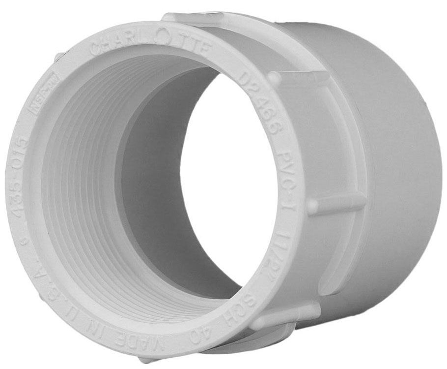 435-015 SCH40 1-1 / 2 Fem Adpt Sxt