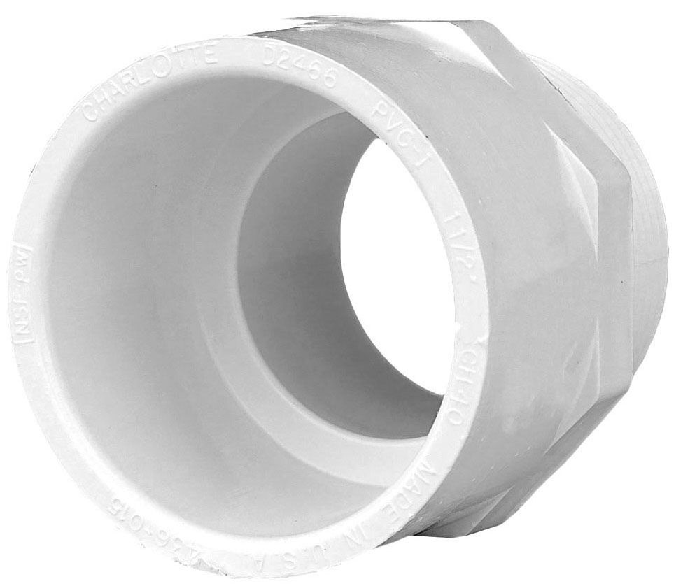 436-015 SCH40 1-1 / 2 Male Adpt Mtxs