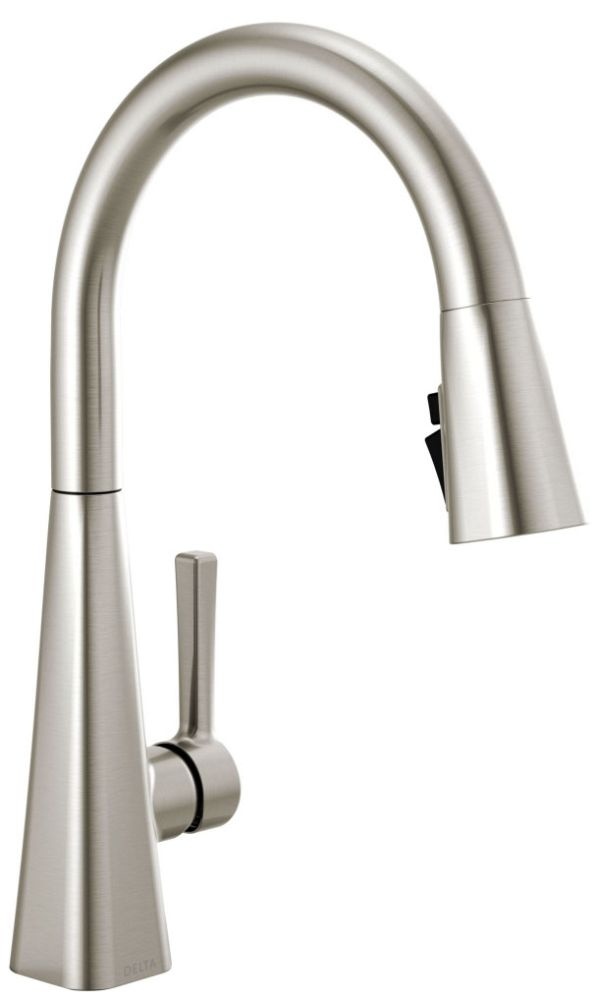 delta 19802Z-SP-DST Lenta Kitchen Faucet Spotshield Stainless