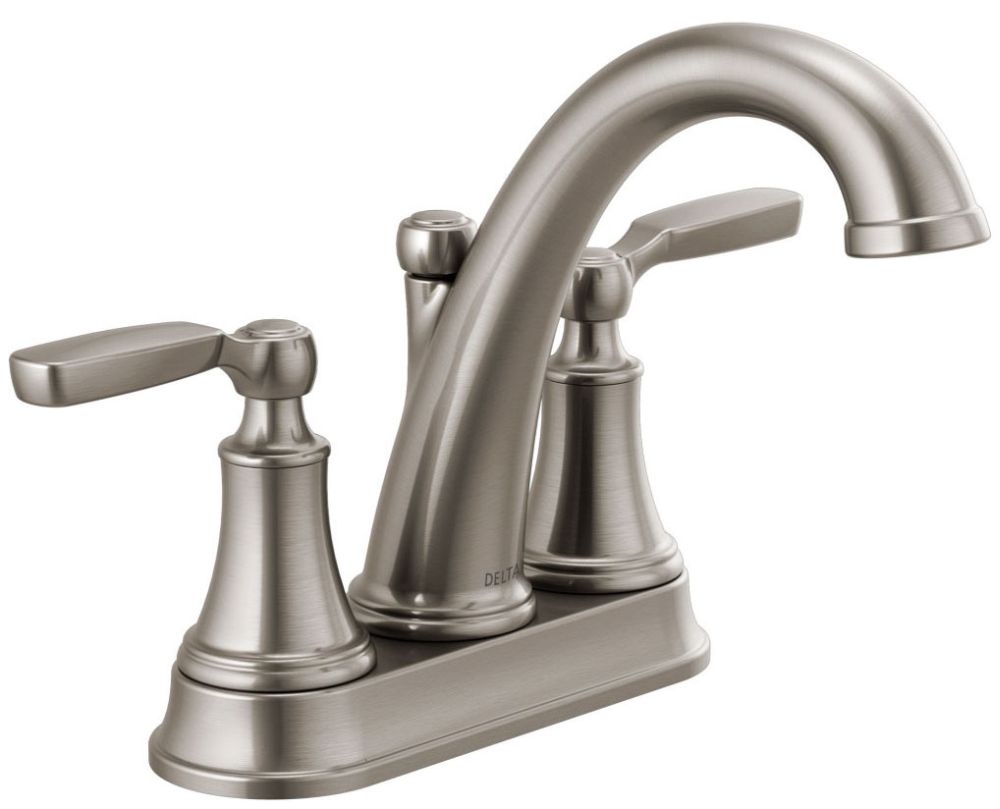 delta 2532LF-SSMPU S/S Woodhurst Bathroom Faucet Withpopup Two