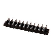 Devco 6185 10-Position Terminal Block, 250 V, 20 A, 4.41 in Length, Thermoplastic, Block Function Type