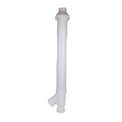 DiversiTech® CVENT-4 Concentric Vent, 4 in Intake, 4 in Exhaust, PVC, 57.3 in H