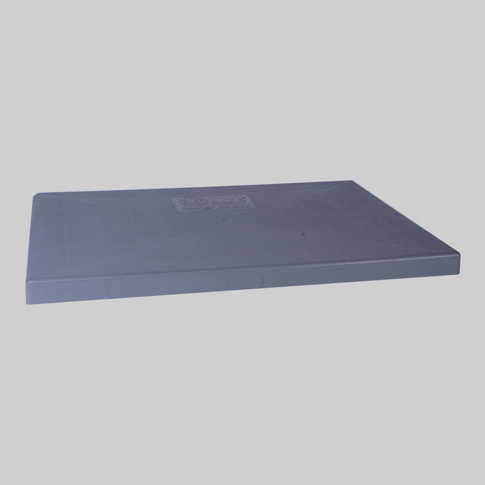 DiversiTech® E-Lite® EL2436-3 Equipment Pad, 24 in L, 36 in W, 3 in H, 3 in Thick, Polypropylene, Gray