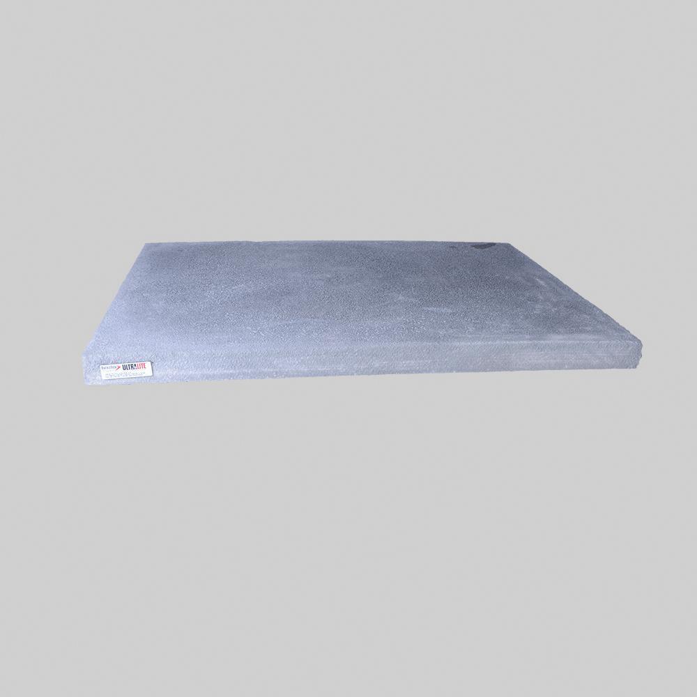 DiversiTech® UltraLite® UC3642-3 Equipment Pad, 36 in L, 42 in W, 3 in H, Concrete/Foam, Gray