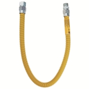 Dormont® SafetyShield® 30C-4141-36 Gas Connector, 24 in Length, Connection Size 1: 3/4 in, Connection Type 1: MIP