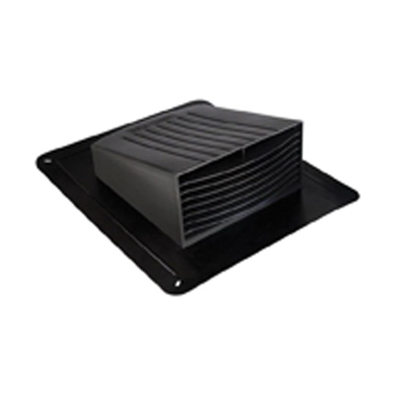 Dundas Jafine RL6P Roof Exhaust Cap With Damper, 6 in Dia, 6-1/2 in H, Copolymer/Plastic