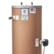 Therma-Flow E30-GL Oil-Fired Water Heater Tank - 30 Gal, Glass-Lined, Rear Flue