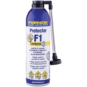 Fernox Protector F1 62673 Express, Light Brown Liquid Form, 400 mL Net Content, Aerosol Container, Yellow