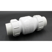 HydroQuip 1720-20 Swing Check Valve With Union, 2 in Inlet Connection, Slip Joint Inlet Connection