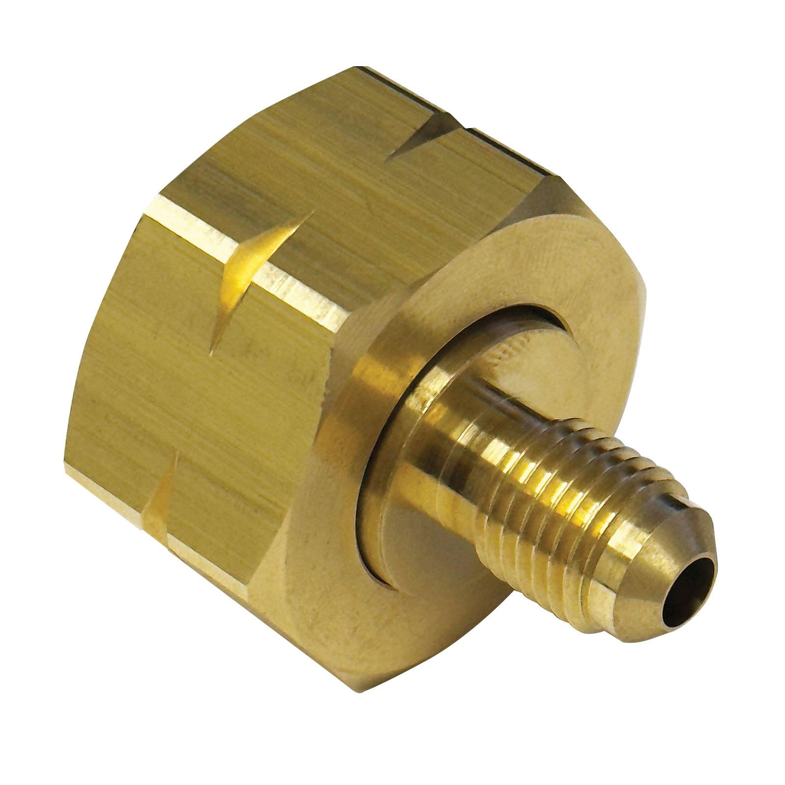 JB Industries CV-LH-20004 Adapter, SAE Flare, 1/4 in
