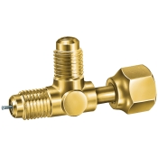 JB Industries A31864 Tee, Tee Fitting, Connection Size 1: 1/4 in, Connection Size 2: 1/4 in, Brass, 3 in Length