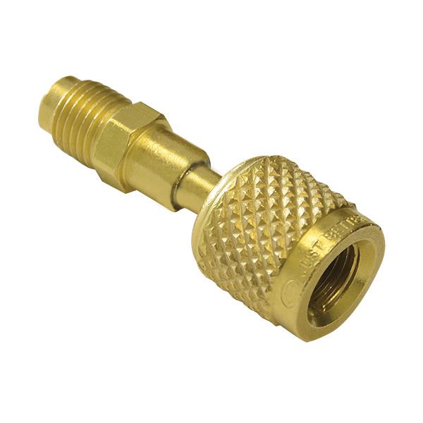 JB Industries QC-A2L-LH Left-Handed Reverse Thread Adapter, Female SAE Flared x Male Flared, 1/4 in