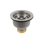Jomar Valve® Snap-N-Loc® 300-006 Sink Strainer, 304 Stainless Steel, Stainless Steel, 4.41 in Outside Diameter