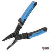 KLEIN TOOLS® 1025 Multi-Purpose Long Nose Wire Stripper, 1.19 in Jaw, Steel, 8-1/4 in Length, 4.51 in Handle Length
