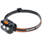 KLEIN TOOLS® 56064 Headlamp With Silicone Strap, 400 Lumens, Yes Rechargeable, ABS, LED Bulb, Lithium-Ion Battery