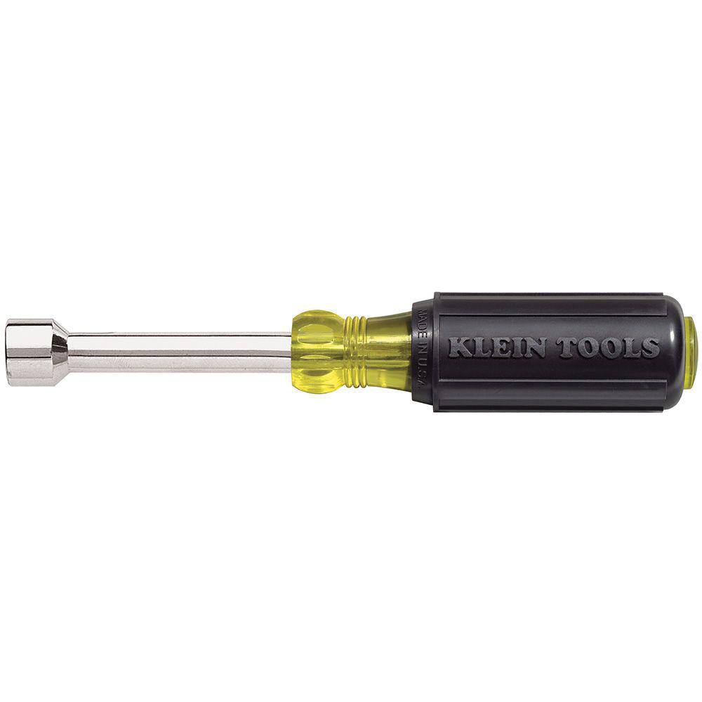 KLEIN TOOLS® 630-11/32 Nut Driver, 3 in Shank, Hollow Shank, 6-3/4 in OAL
