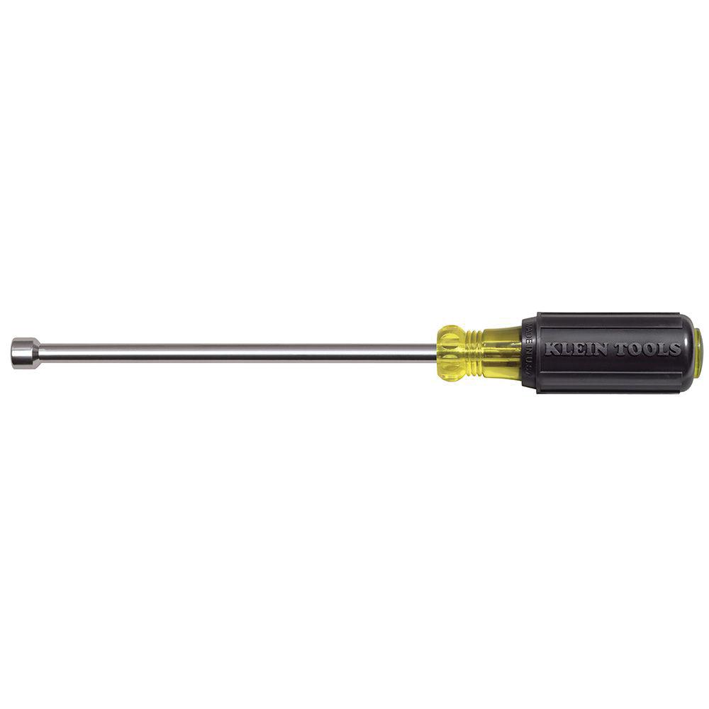 KLEIN TOOLS® 646-5/16M Nut Driver, 6 in Shank, Hollow Shank, 9-3/4 in OAL