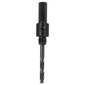 LENOX® 1779774 Standard Hole Saw Arbor, 9/16 to 1-3/16 in Diameter, Carbon Steel, 1/2 in Arbor, Hex Shank, 1/2 in Shank