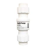 Liberty Pumps® QCV150 Quiet Check Valve, 1-1/2 in Inlet Connection, PVC, 150 psi Maximum Working Pressure