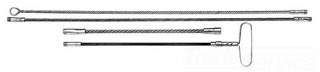 Mill-Rose 30061 Extension Rod, Fiberglass, 0.34 in Diameter, 6 ft Length, 1/4 in Connection, NPT Connection Type