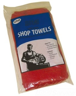 Mars M79027 Red Shop Towel 50PK (Mars 79027)