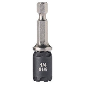 Malco® C-RHEX® SAWTOOTH MSHCST Cleanable Reversible Driver, 1/4 in, 5/16 in Drive, Hex Drive, 2 in OAL, Steel